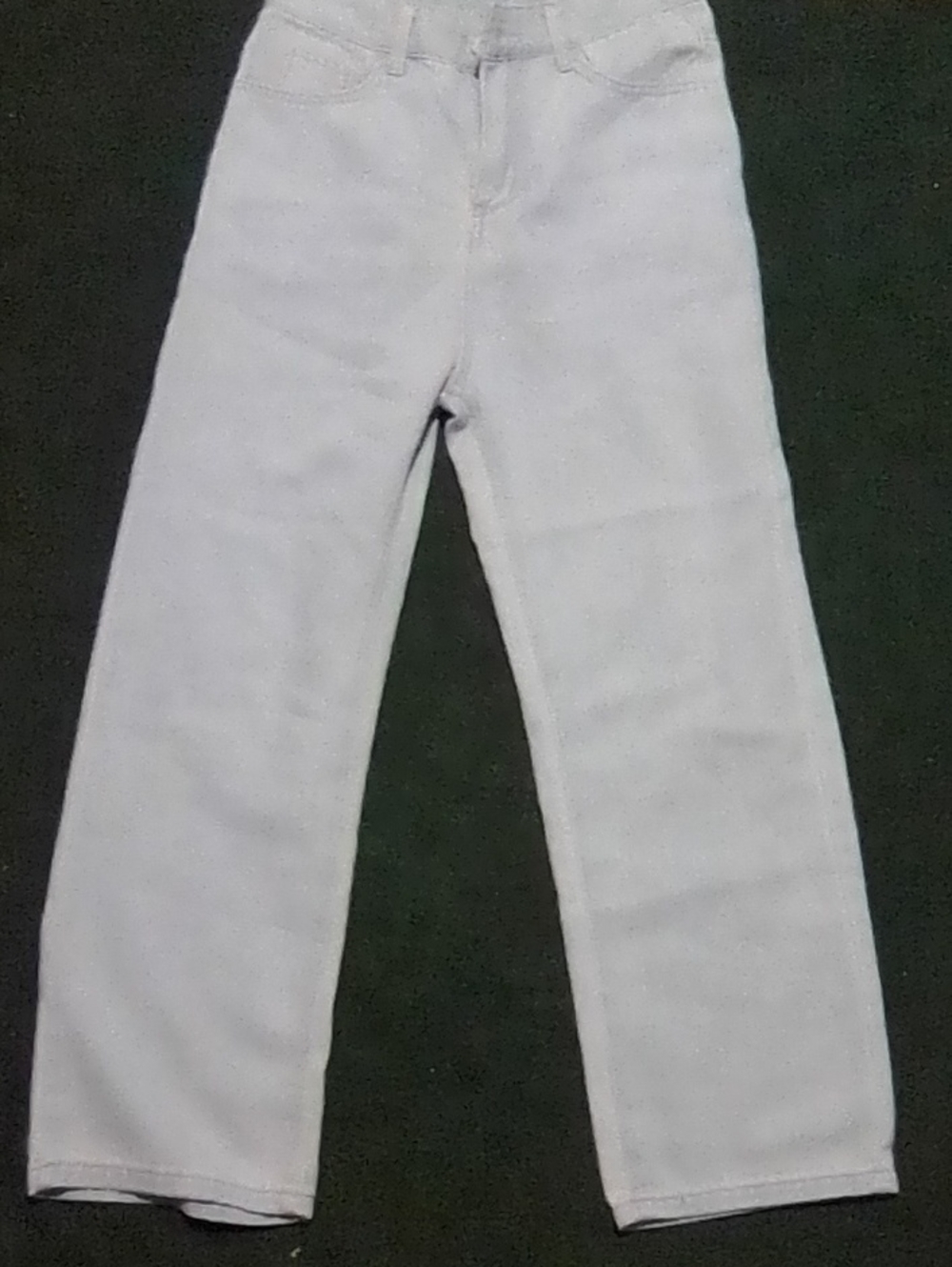 Women’s Straight-Leg Jeans in White — Classic Everyday Style
